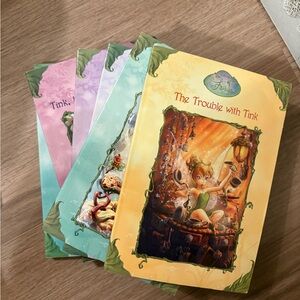 Disney Fairies Book Collection with Yellow and Pink Covers
